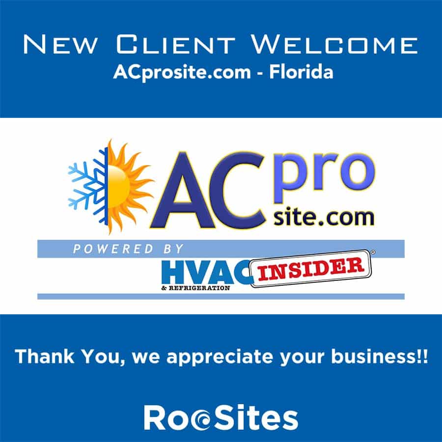 New Client Welcome: ACpro.com of Florida