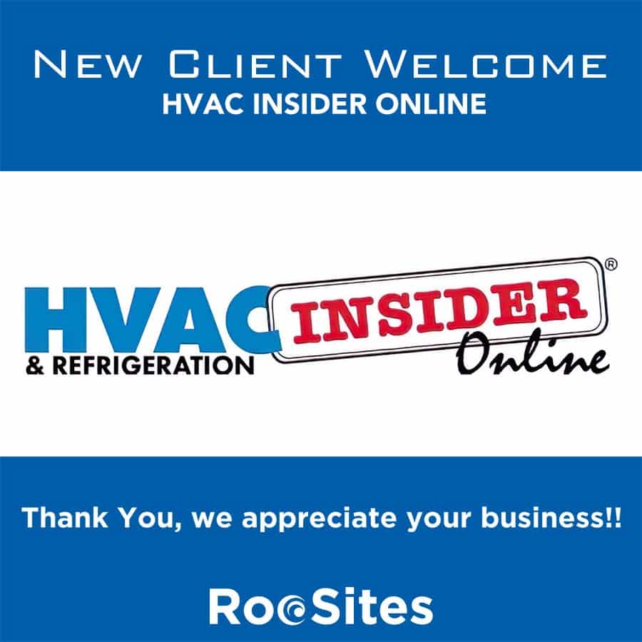 New Client Welcome: HVAC Insider Online