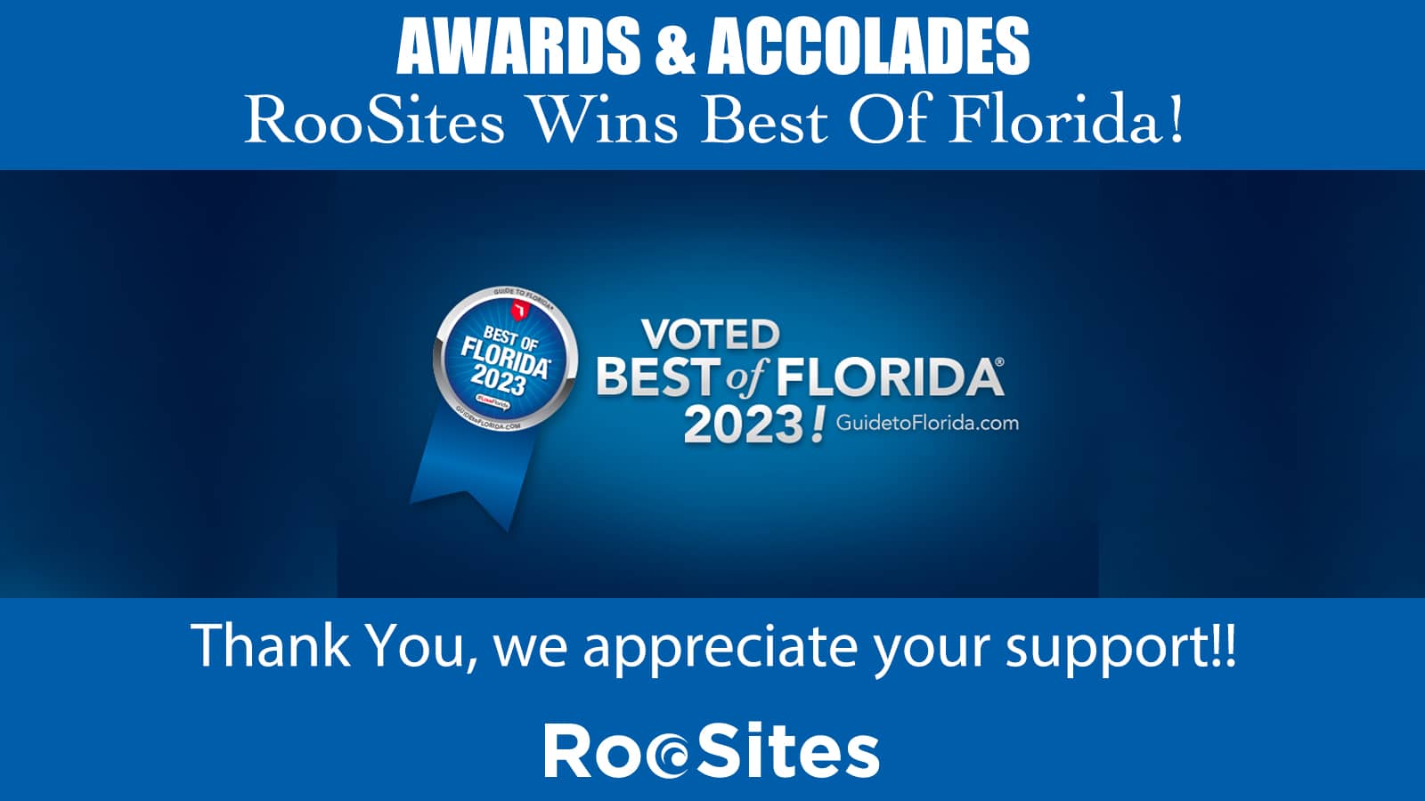 Best of Florida Winner: RooSites
