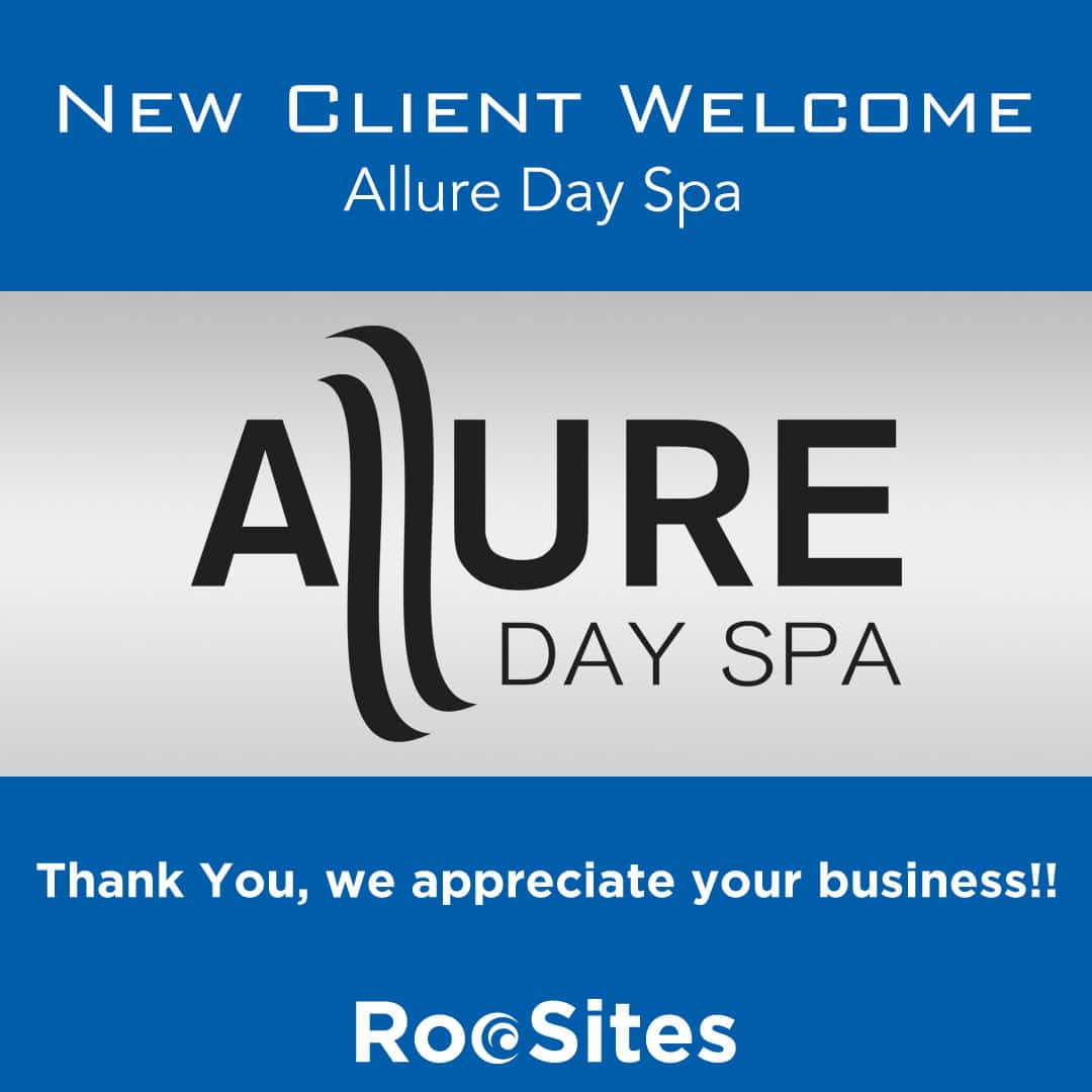 Image showing our new client, Allure Day Spa of Davie Florida.