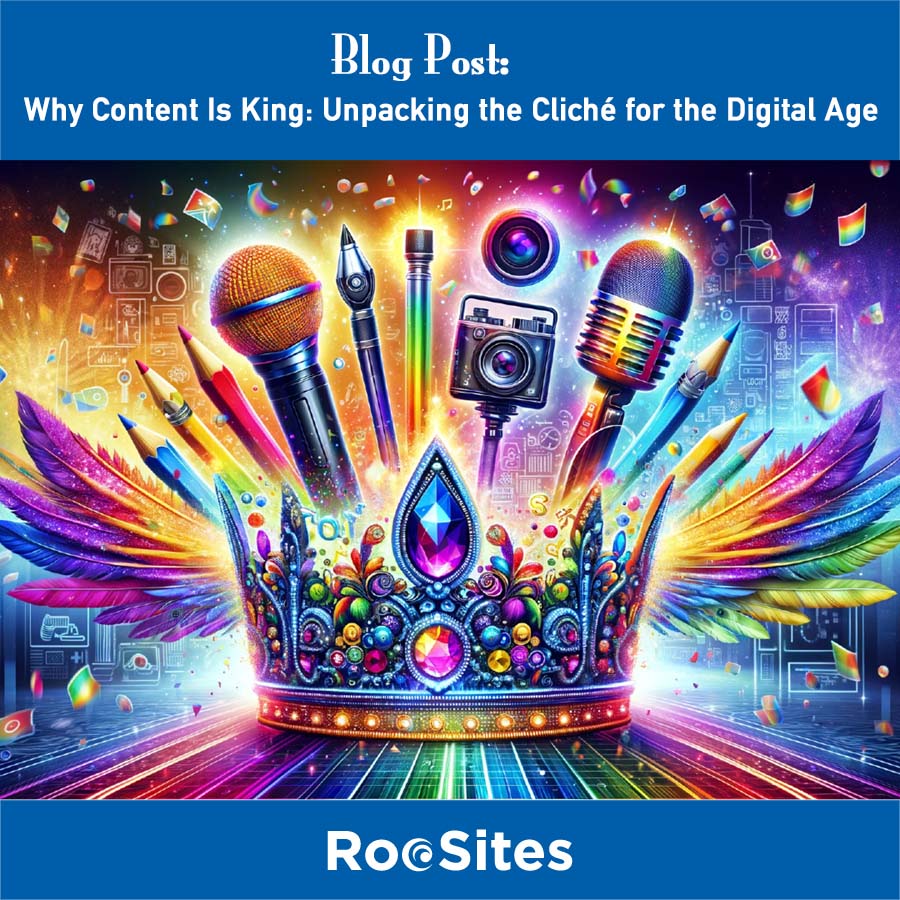 Image showing Blog Post: Why Content Is King: Unpacking the Cliché for the Digital Age.