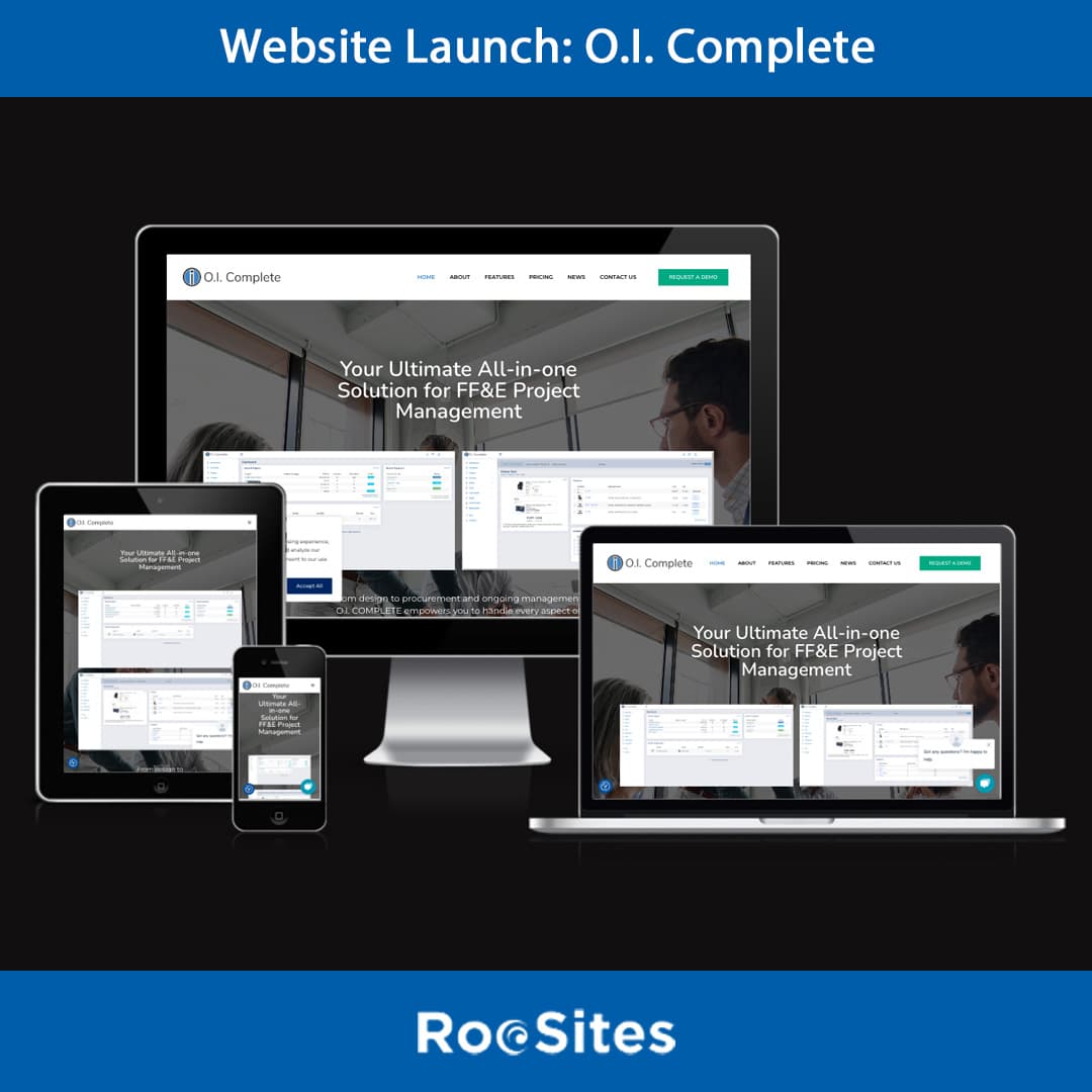 Image showing OI Complete Website Launch.