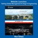 Image showing Website Launches for Stirling Global Management & Stage V Engineering.