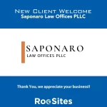 Image showing New Client Welcome: Saponaro Law.