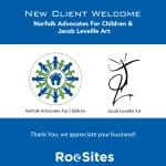 Image showing a new client welcome.