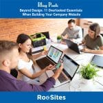 Image depicting Beyond design, what your company should consider when building a website.
