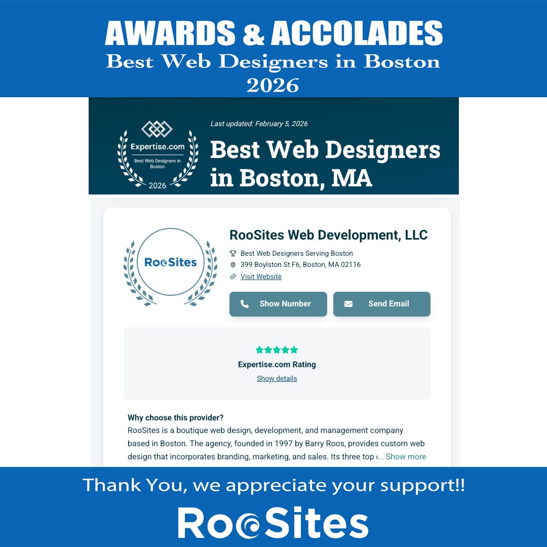 Press Release: RooSites Named Among the Best Web Designers in Boston by ...
