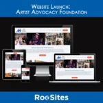 Website Launch for Artist Advocacy Foundation