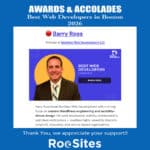 Image showing award for Best Web Developers In Boston.