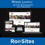 Image showing website launch for Access 2 Adventure And Friendship website.