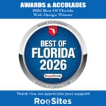 Image showing RooSites Wins Best Of Florida For Web Design For the 5th consecutive year!